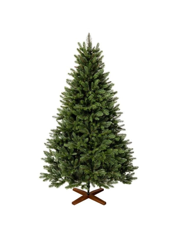 Sztuczna choinka FairyTrees FT29-180 &ndash; jodła Nordmanna o wysokości 180 cm z gęstymi igłami z PVC i naturalnym układem gałązek PE.
