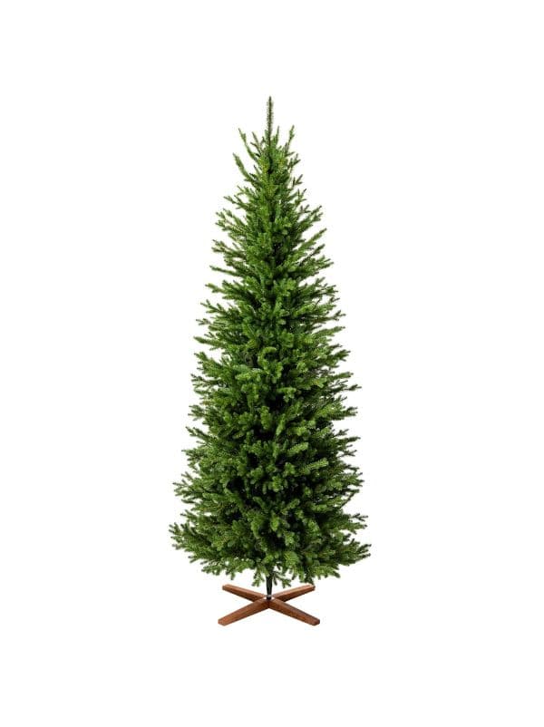 FairyTrees FT36 Choinka sztuczna jodła bawarska 180 cm SLIM - zielona