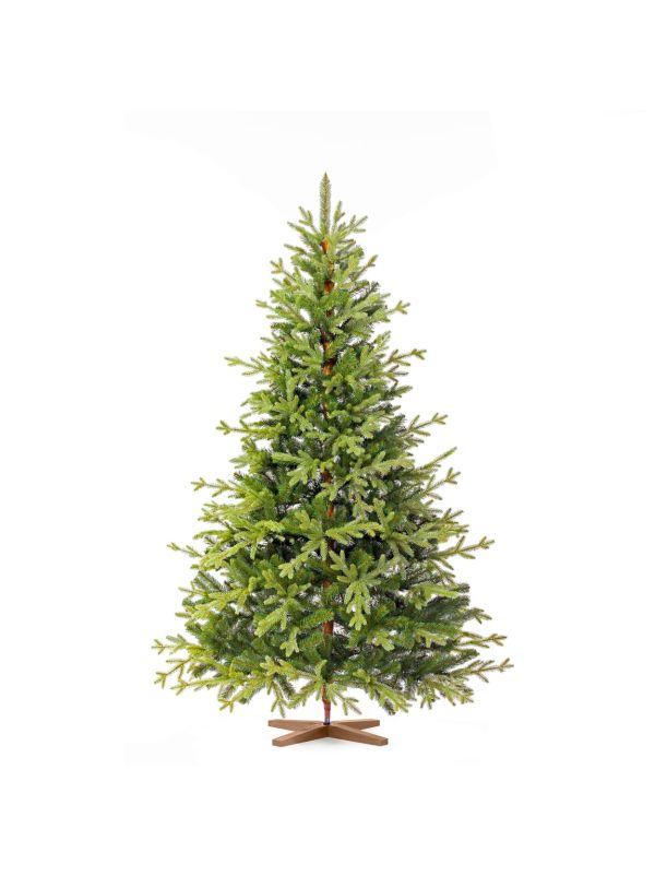 Sztuczna choinka jodła bawarska naturalna Premium PE Fairytrees FT32 180 cm