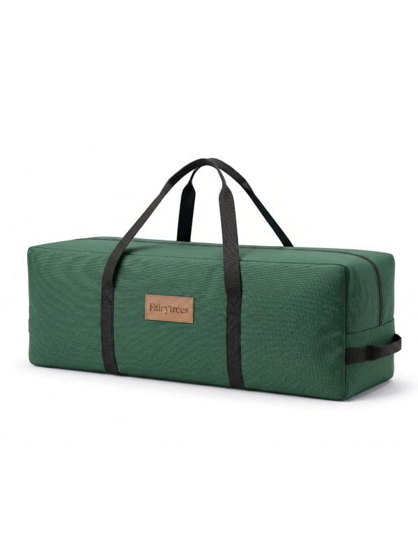 FairyTrees torba do przechowywania choinki 180-220 cm, 125x35x45 cm – zielona
